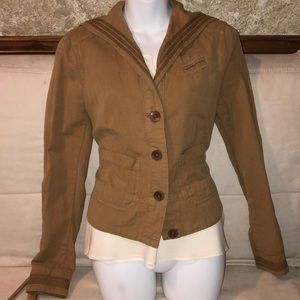 Anthropologie brand khaki Jacket size 6